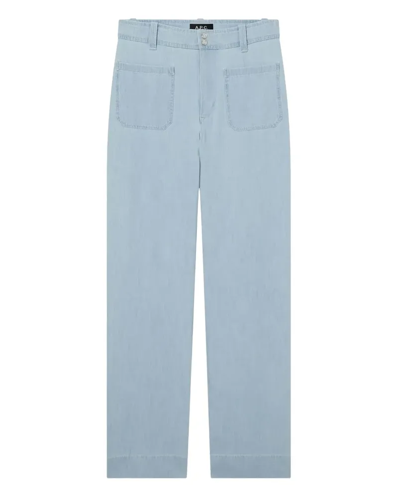 A.P.C. Klassische Cropped-Jeans - Blau Blau