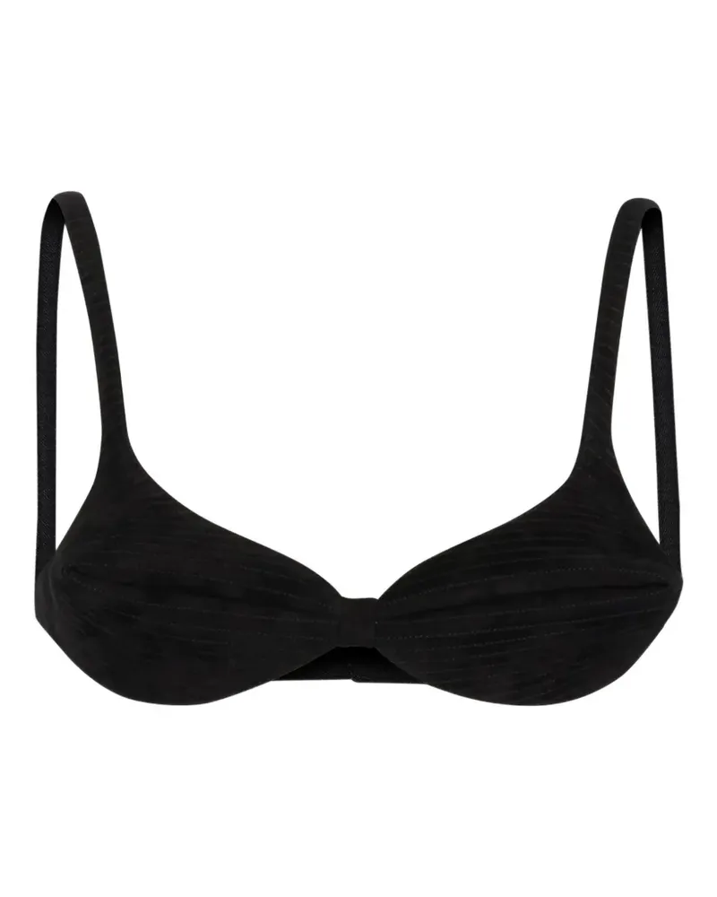 Jean Paul Gaultier Oberseite aus Leder - Schwarz Schwarz