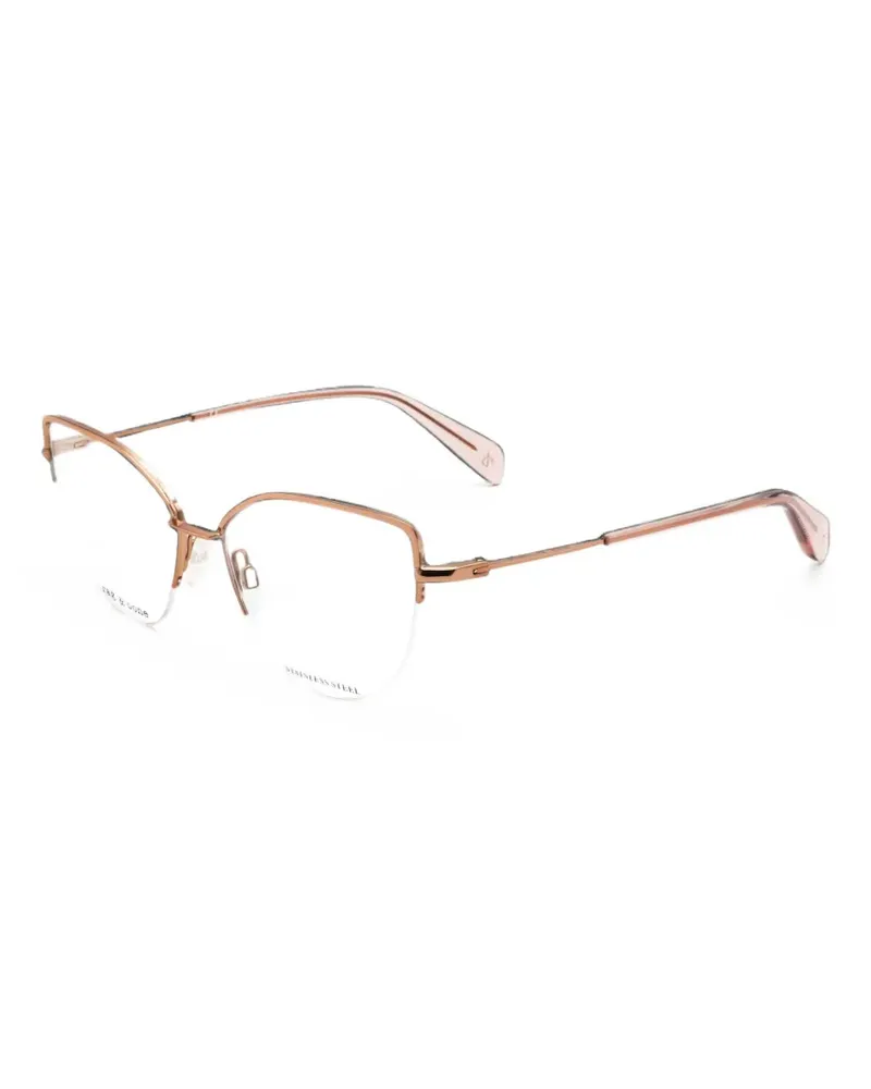 Rag & Bone Brille mit Cat-Eye-Gestell - Gold Gold
