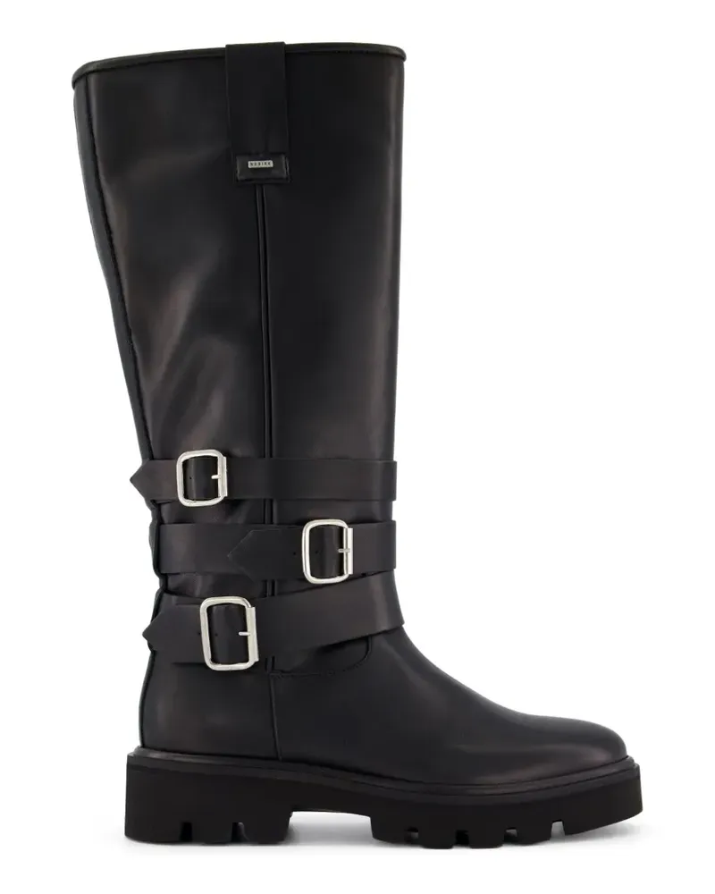 Nubikk Frankie Lynn Stiefel mit Schnallenriemen - Schwarz Schwarz