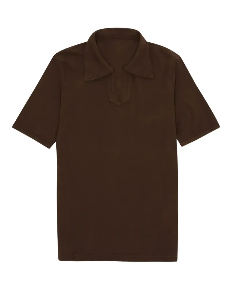 Fortela short-sleeve V-neck T-shirt - Braun Braun