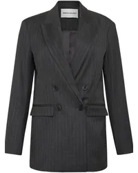 Rebecca Vallance Gilles Blazer mit Nadelstreifen Schwarz