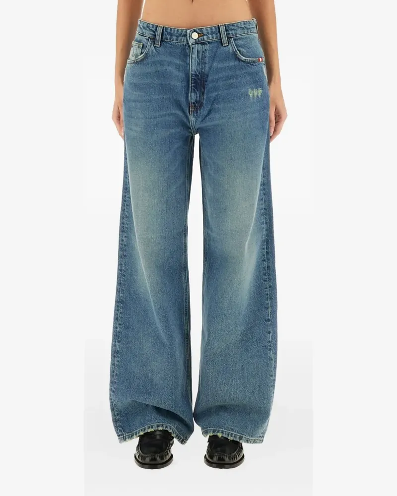 Amish distressed jeans - Blau Blau