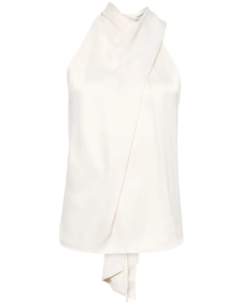 Marques ' Almeida Drapiertes Neckholder-Top - Nude Nude