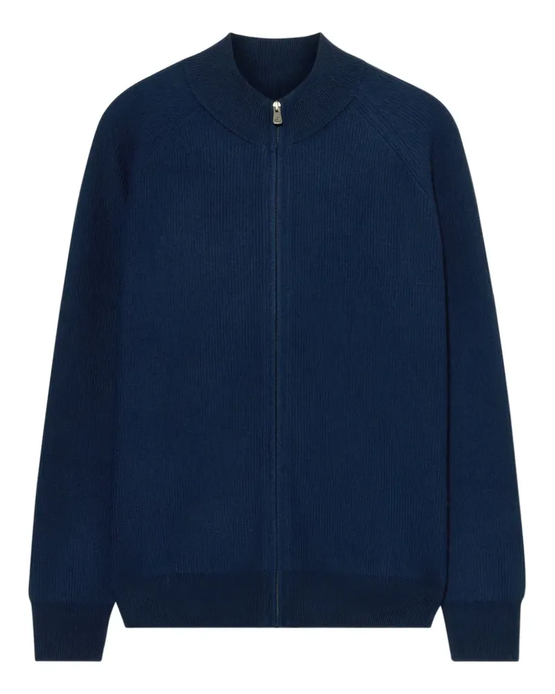 Brooks Brothers full-zip merino wool cardigan - Blau Blau