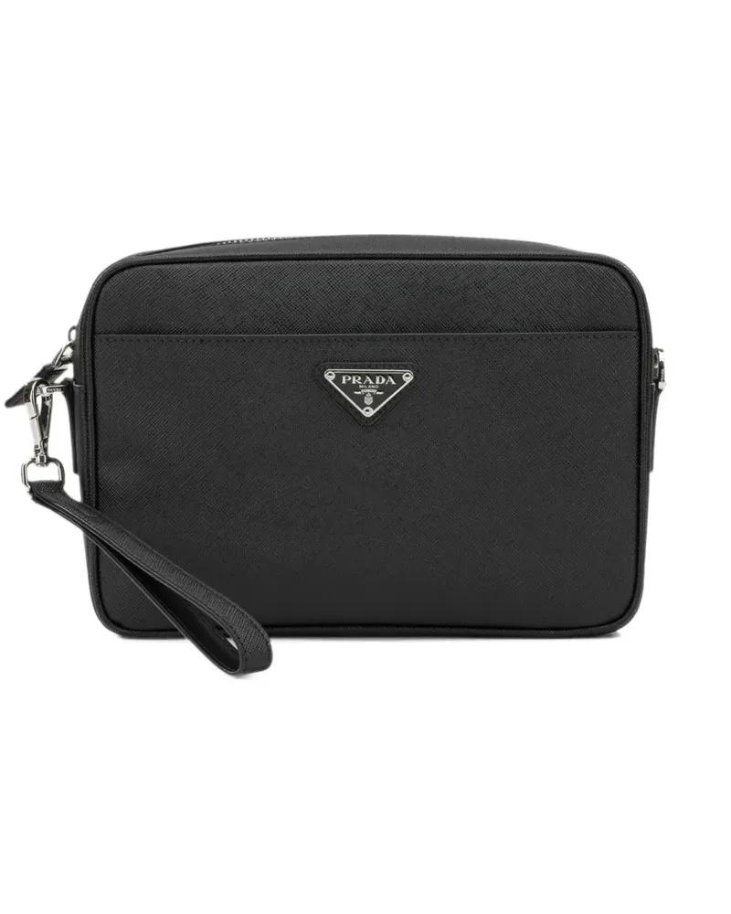 Prada Saffiano leather shoulder bag - Schwarz Schwarz
