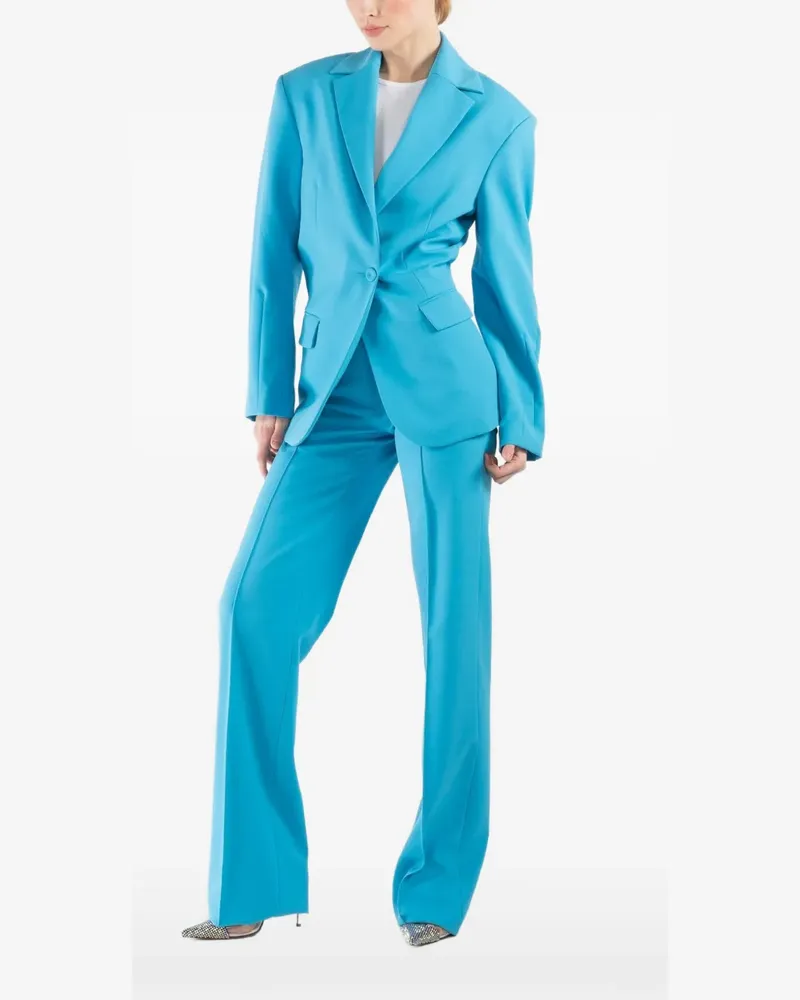 Nuè blue single-breasted blazer - Blau Blau