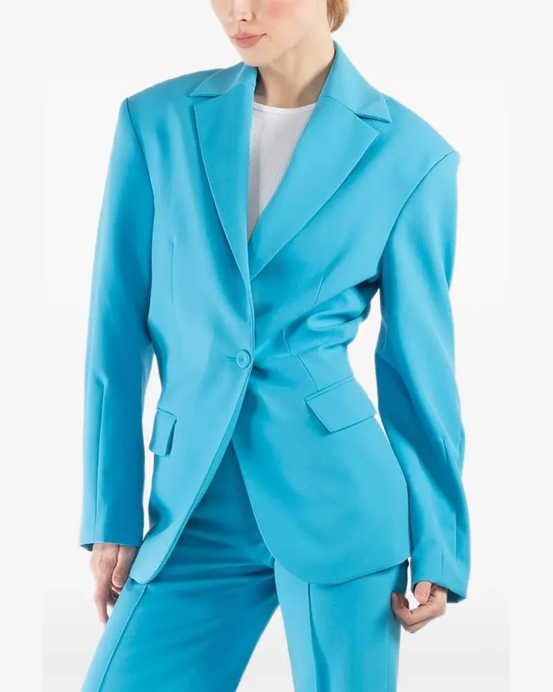 Nuè blue single-breasted blazer - Blau Blau