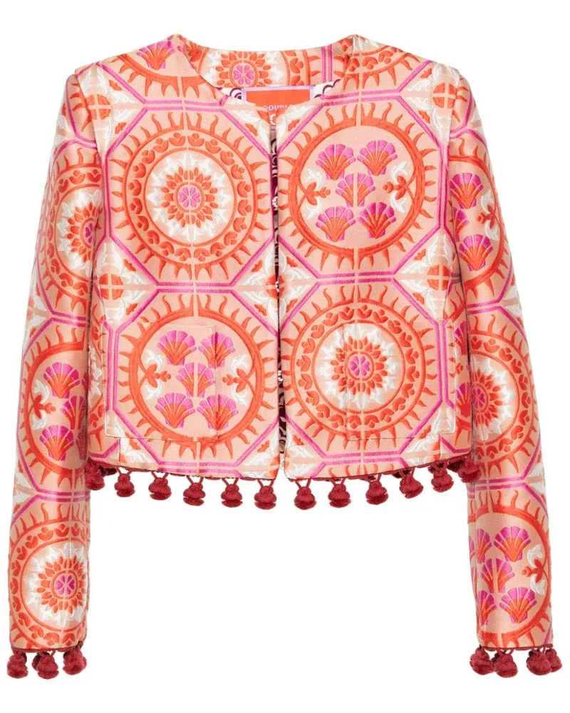 La DoubleJ Bijoux Cloqué-Jacke - Orange Orange