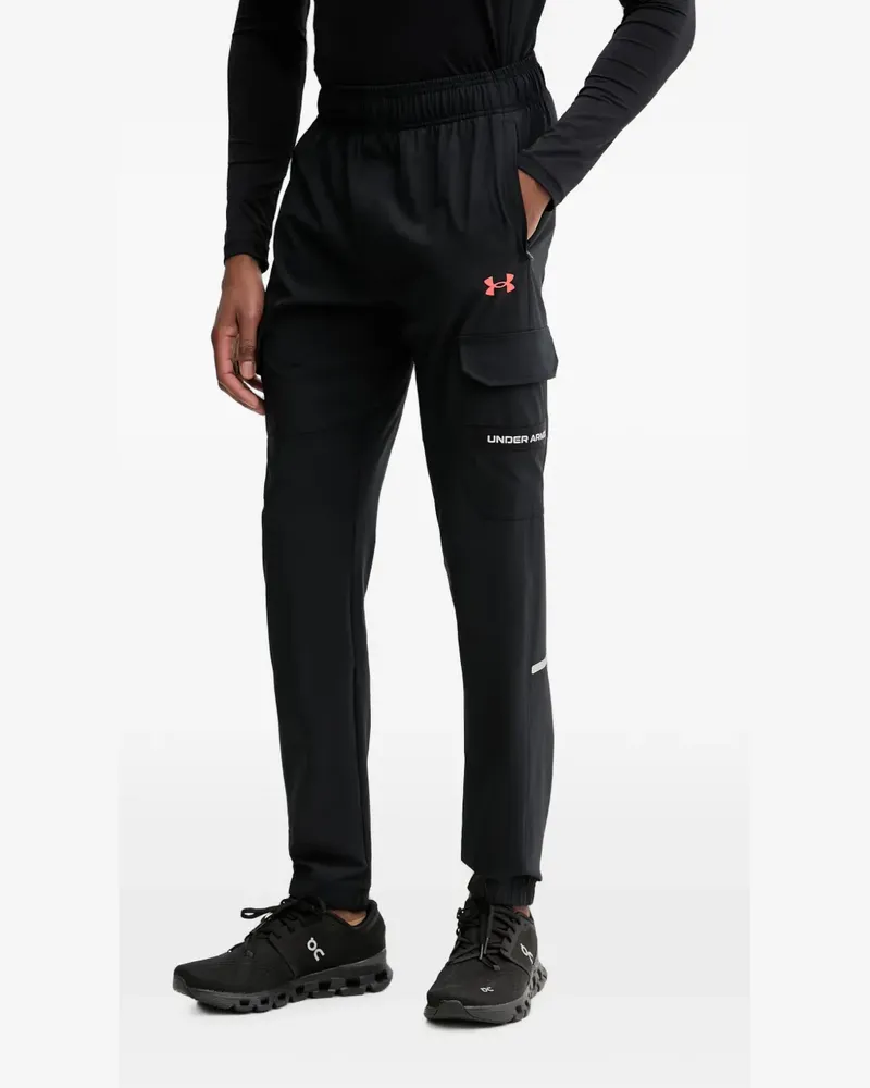 Under Armour Tech™ Utility Woven logo-print cargo pants - Schwarz Schwarz