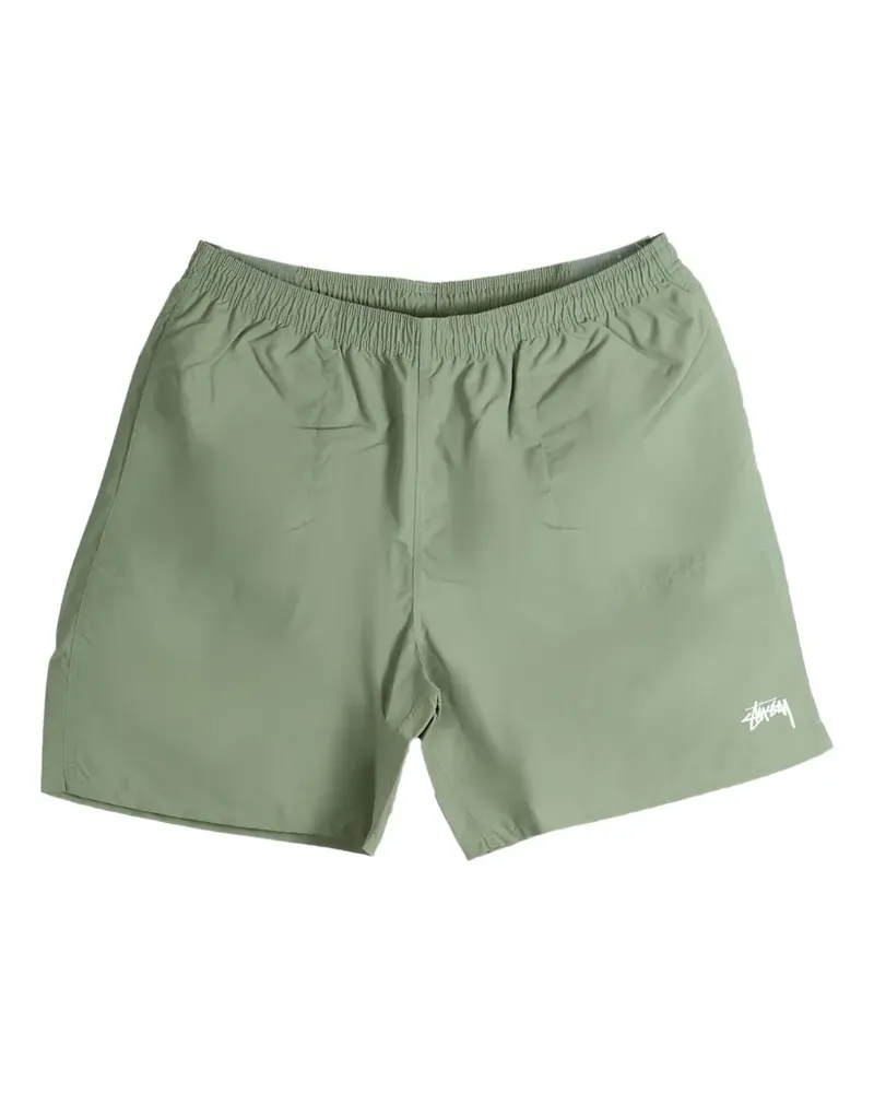 Stüssy elasticated shorts - Grün Grün