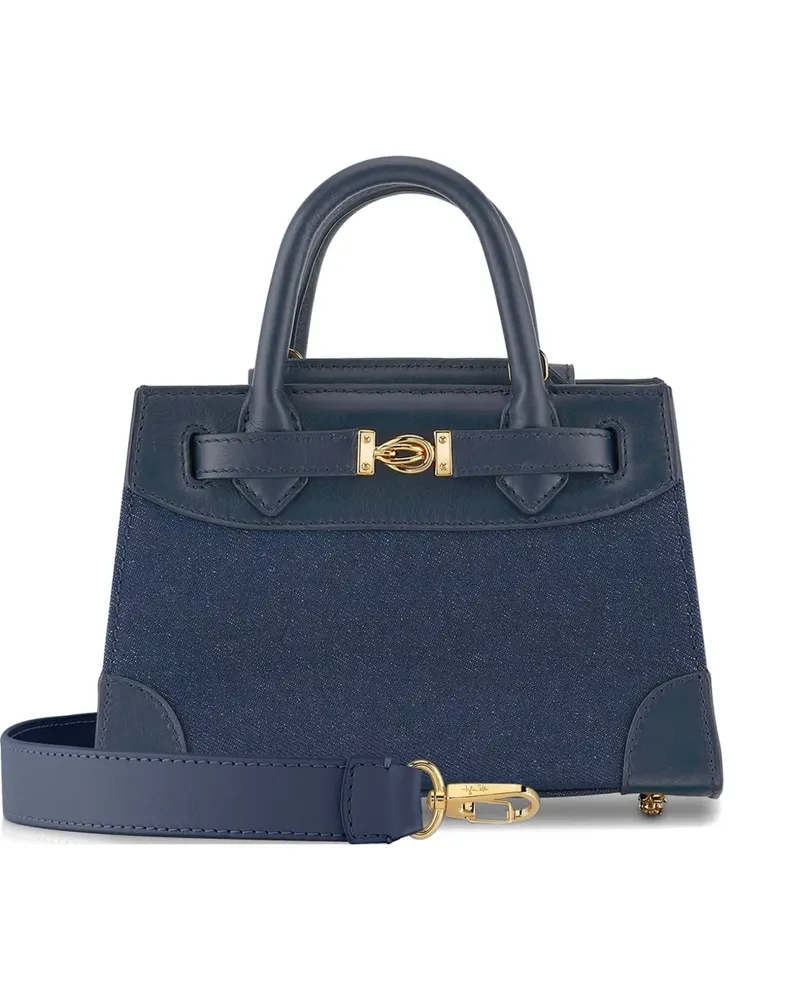 Tyler Ellis mini Winnie Bond-closure tote bag - Blau Blau