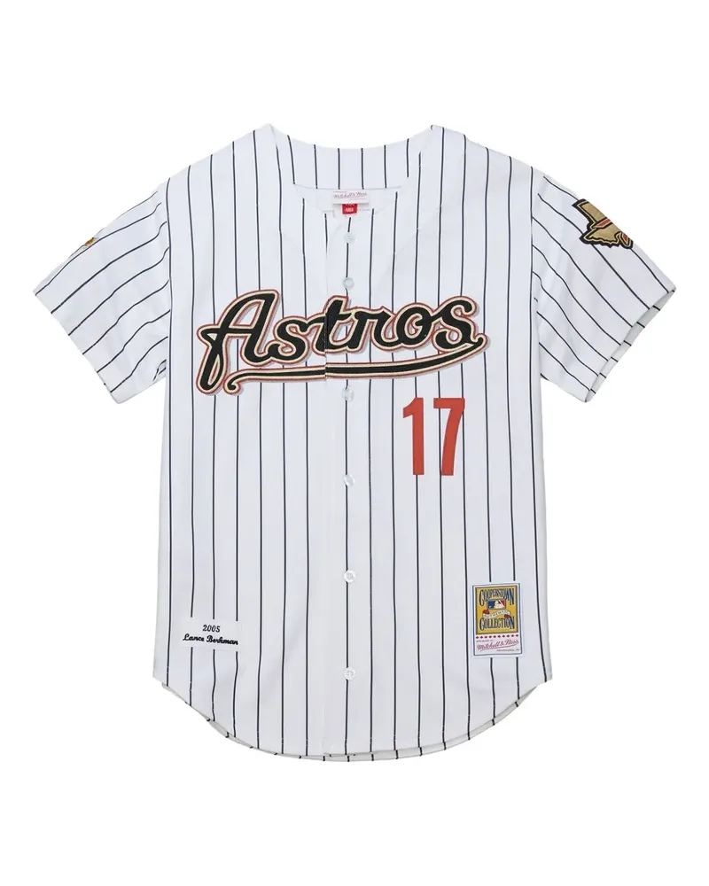 Mitchell & Ness x MLB Houston Astros 2005 Lance Berkman Hemd - Weiß Weiß