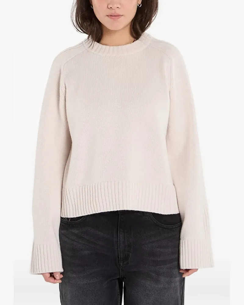Samsøe & Samsøe ribbed raglan-sleeve sweater - Nude Nude