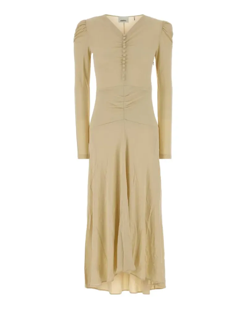 Isabel Marant Geknöpftes Kleid mit langen Ärmeln - Nude Nude