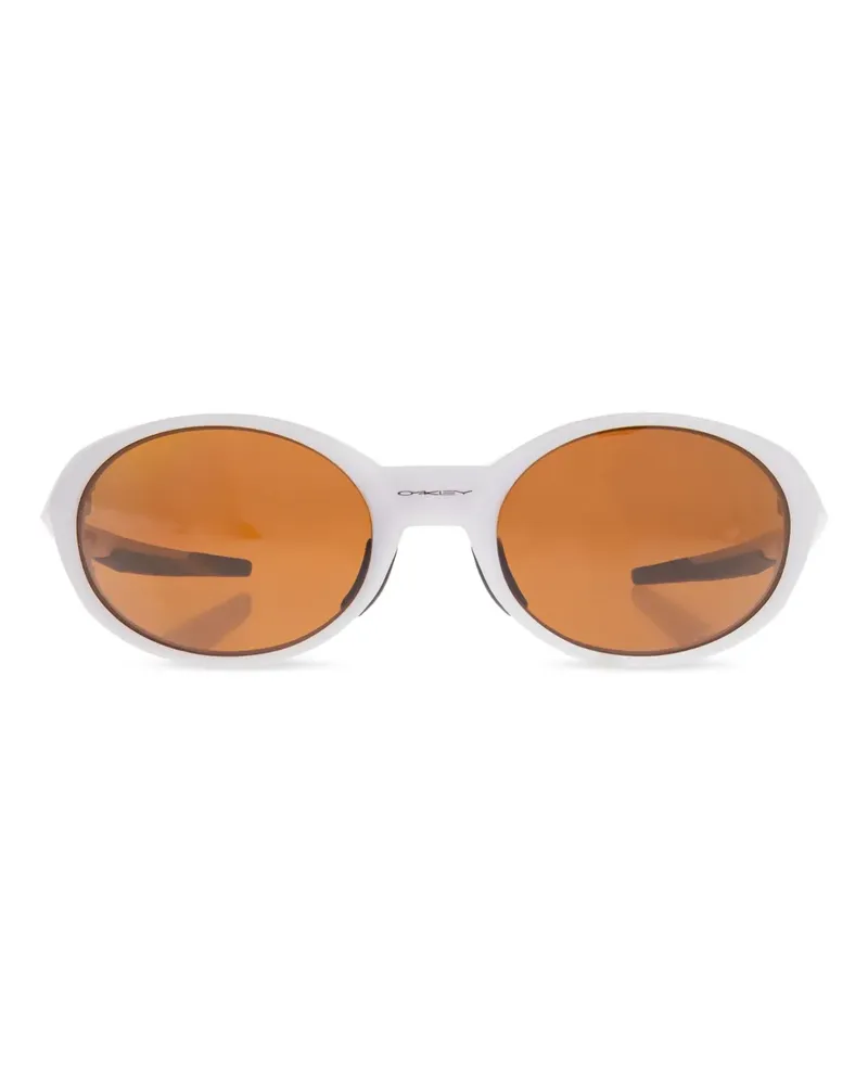 Oakley Sonnenbrille mit ovalem Gestell - Weiß Weiß