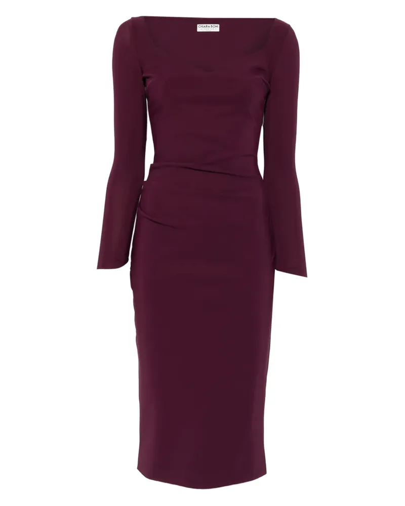 Chiara Boni Luheart Kleid mit langen Ärmeln - Rot Rot