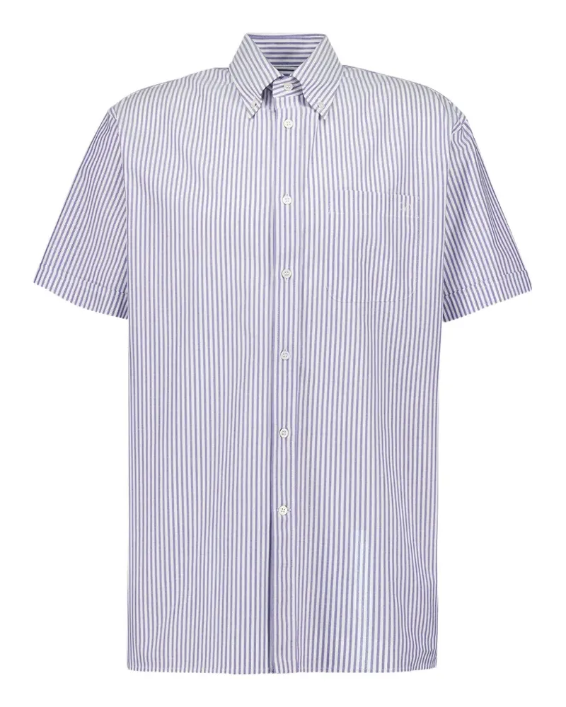 Valentino Garavani Hemd mit VLogo-Stickerei - Blau Blau