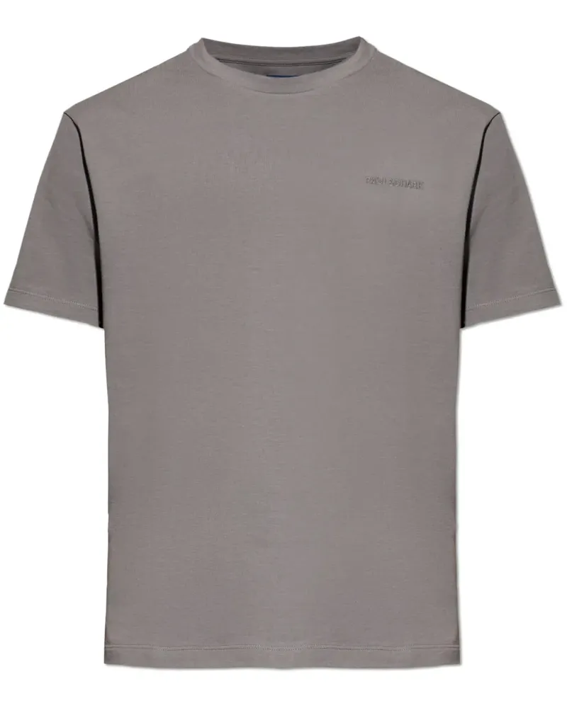 Paul & Shark T-Shirt mit Logo-Stickerei - Grau Grau