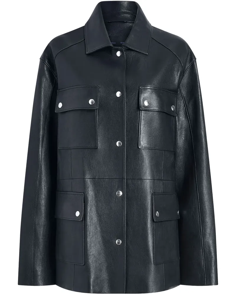 Proenza Schouler Brice Jacke - Schwarz Schwarz