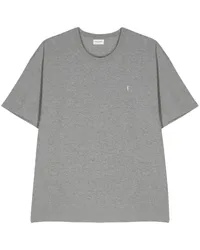 Saint Laurent Cassandre T-Shirt Grau