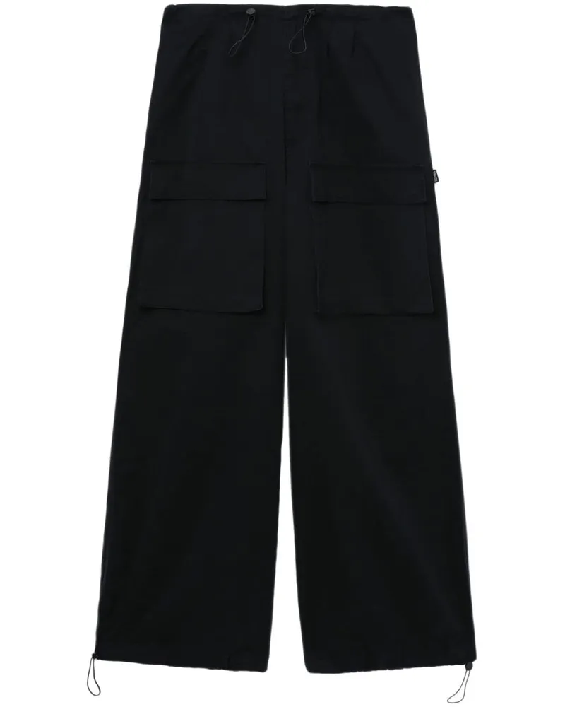 Maison Margiela Cargohose mit weitem Bein Schwarz