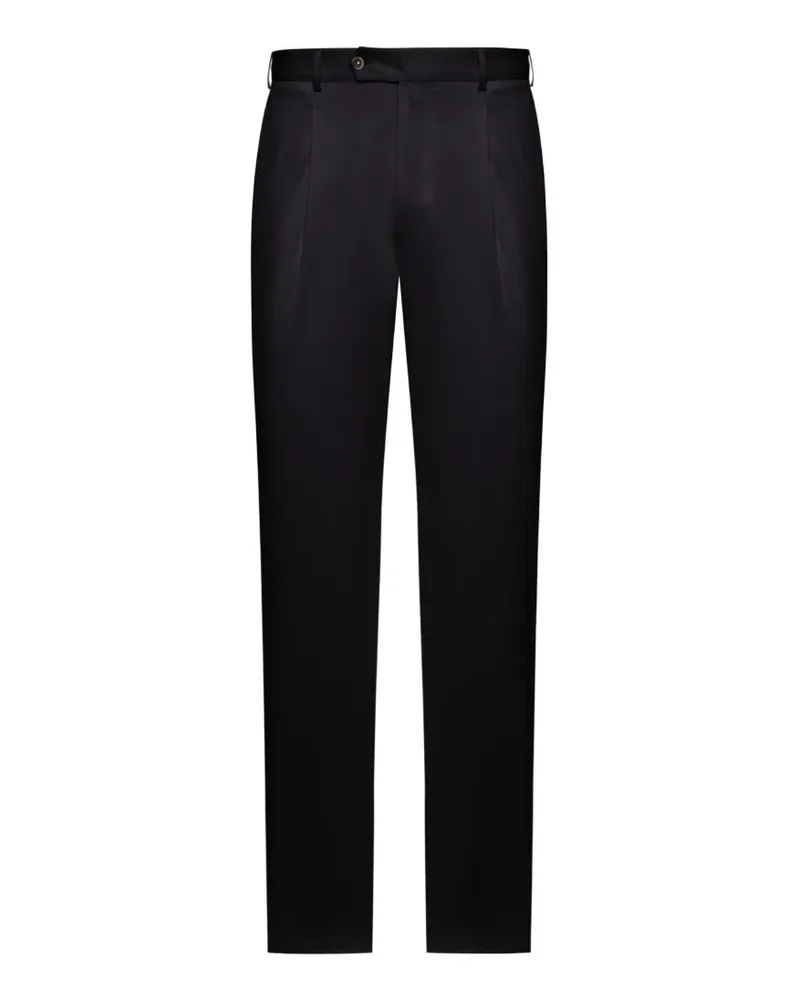 PT TORINO tailored cotton trousers - Schwarz Schwarz