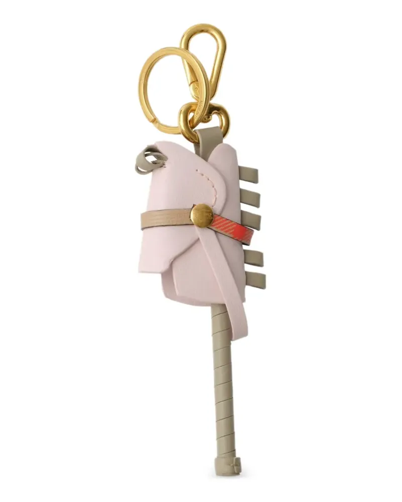Burberry Hobby Horse Anhänger aus Leder - Rosa Rosa