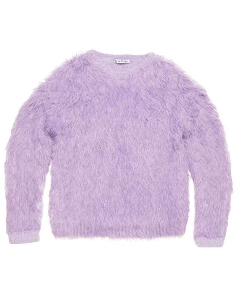 Acne Studios Strukturierter Pullover - Violett Violett