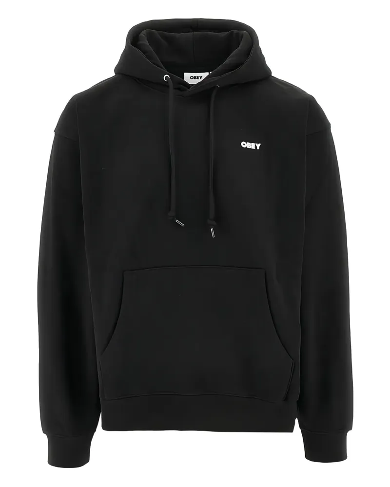 Obey Hoodie mit Logo - Schwarz Schwarz