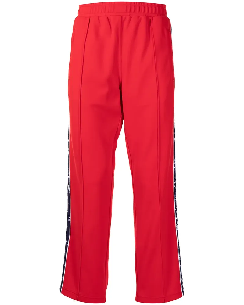 Ports V Jogginghose mit Seitenstreifen - Rot Rot