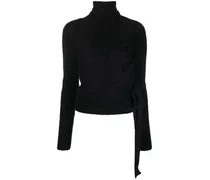 Oberteil mit Cut-Outs - Schwarz