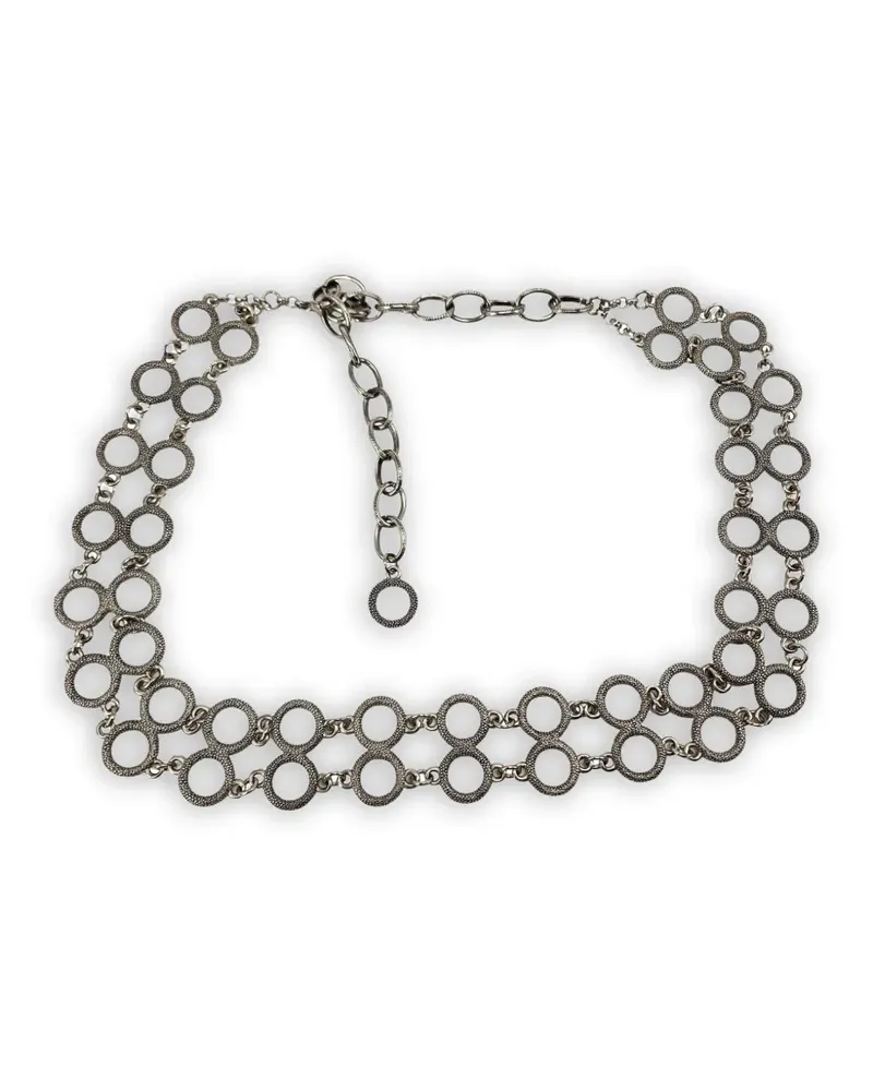 Madison 1970-1980s textured-link chain belt - Silber Silber