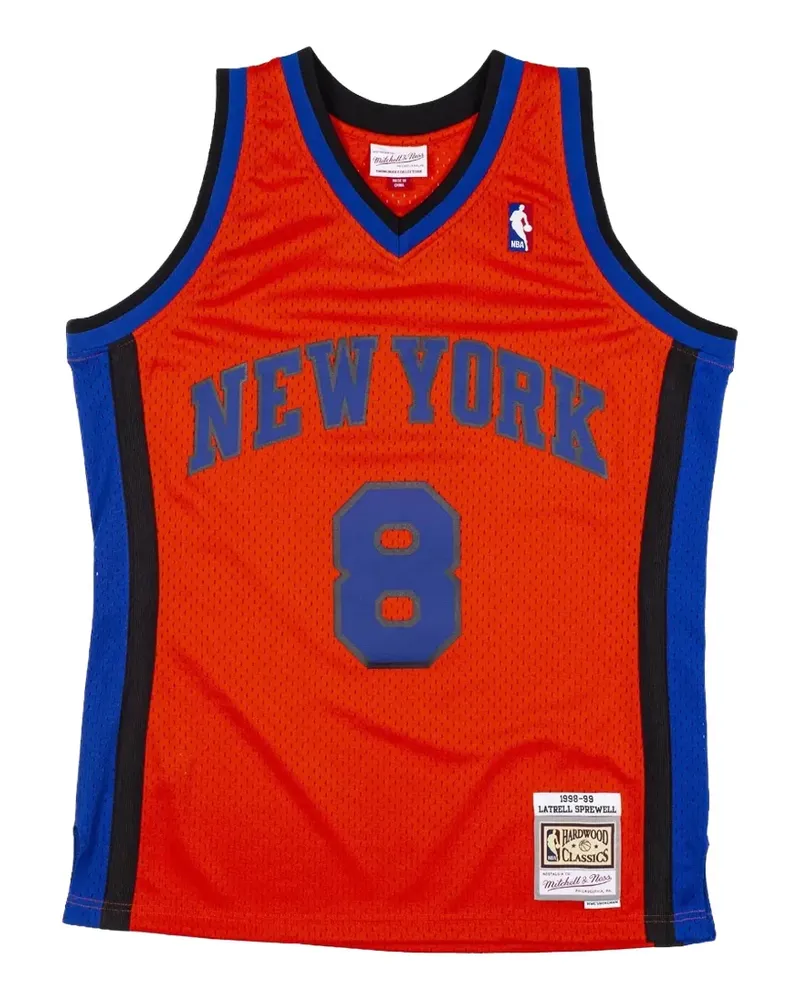 Mitchell & Ness x NBA Latrell Sprewell Reload Swingman top - Orange Orange