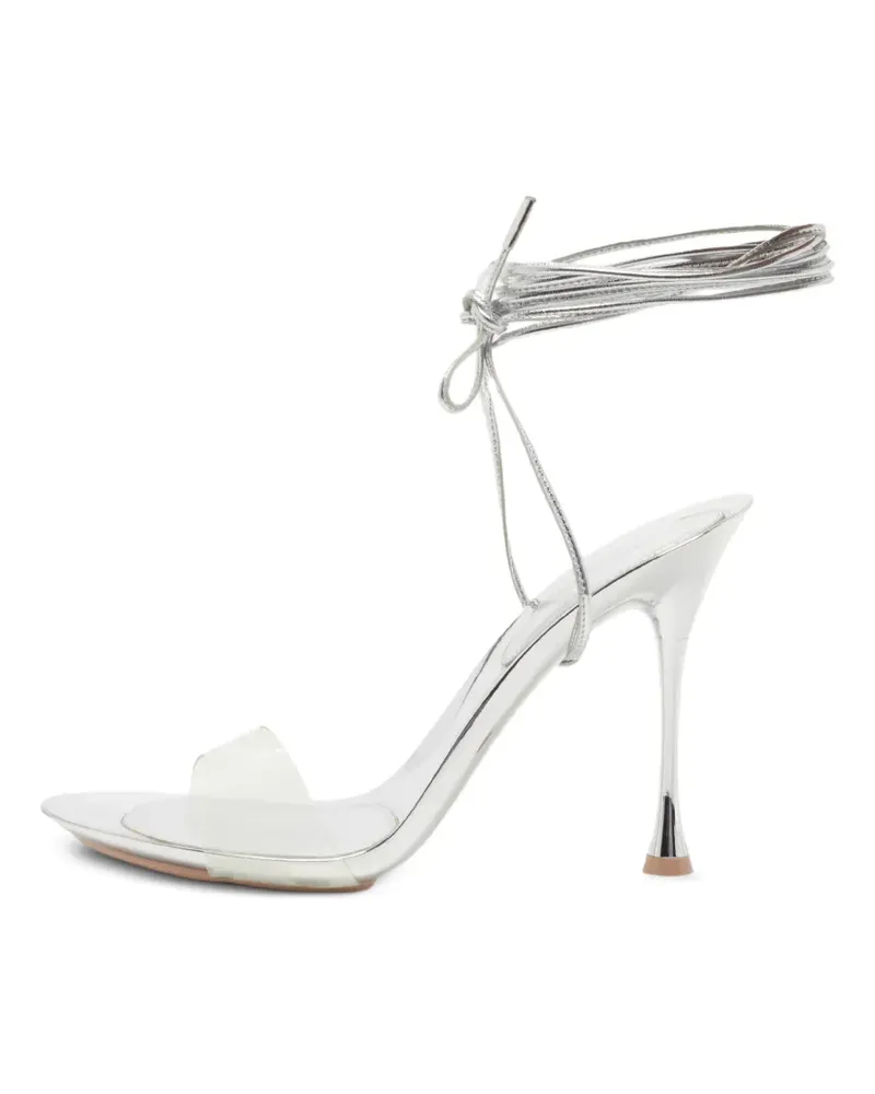 Gianvito Rossi Sandalen mit Knöchelriemen - Weiß Weiß