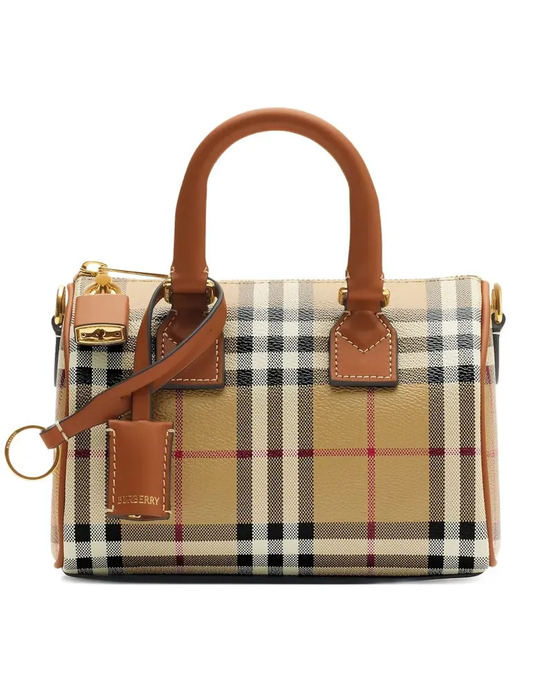 Burberry Karierter Shopper - Braun Braun