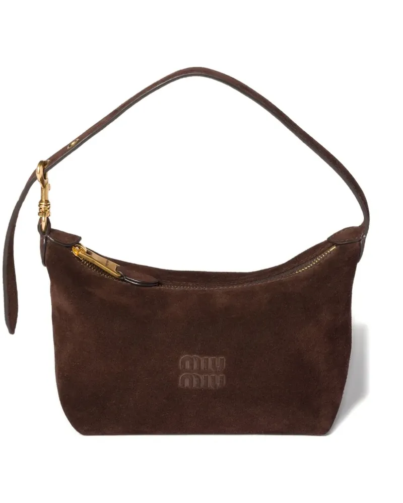 Miu Miu suede mini bag - Braun Braun