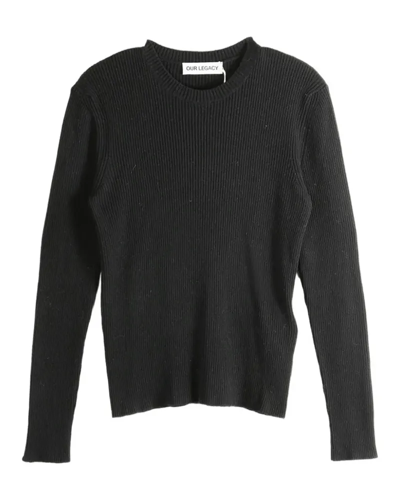 Our Legacy rib-knit sweater - Schwarz Schwarz