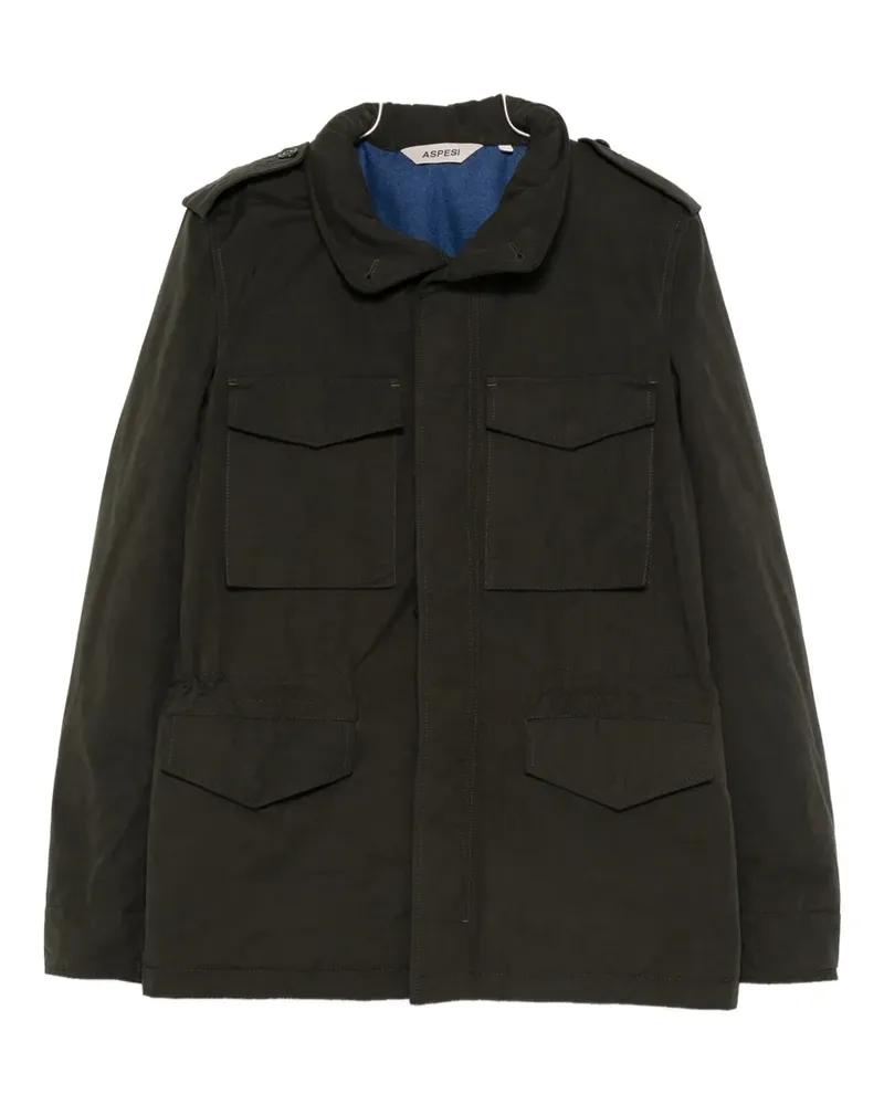 ASPESI Jacke mit Klappentaschen - Grün Grün