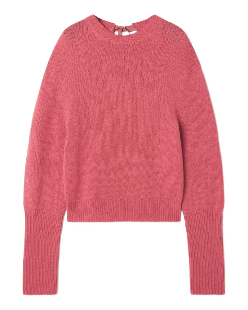 Lanvin cashmere sweater with grosgrain detail - Rosa Rosa