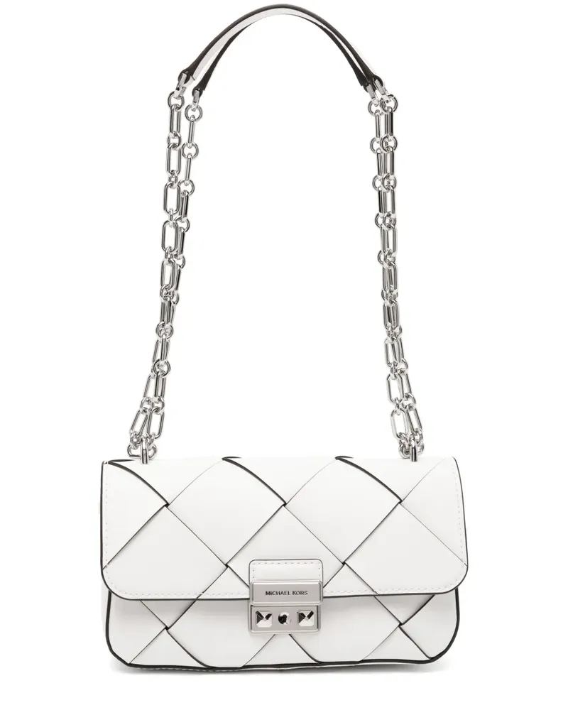 Michael Kors Kleine Tribeca Umhängetasche - Weiß Weiß