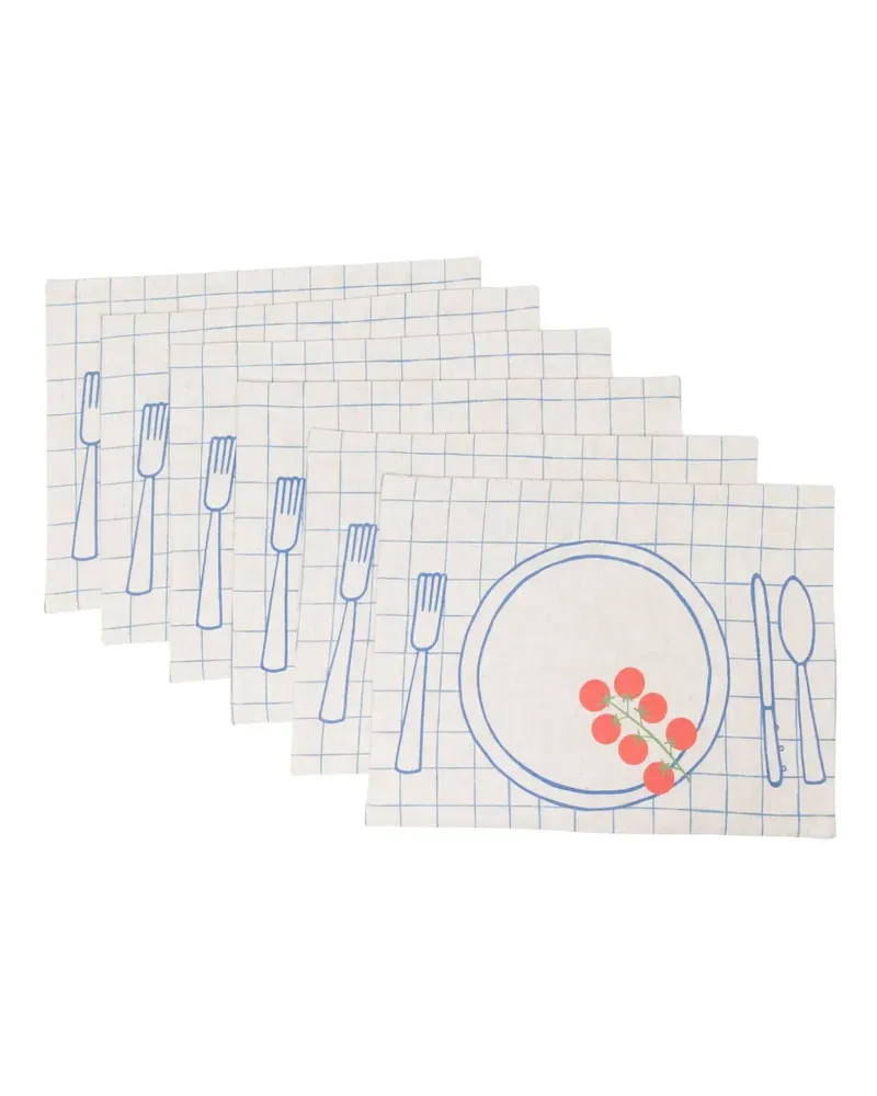 Bambah Friendsgiving Tischsets (6er-Set) - Nude Nude