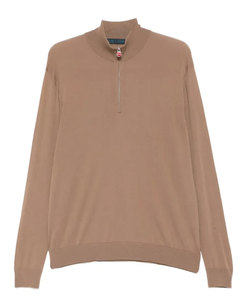 Kiton quarter-zip sweater - Braun Braun