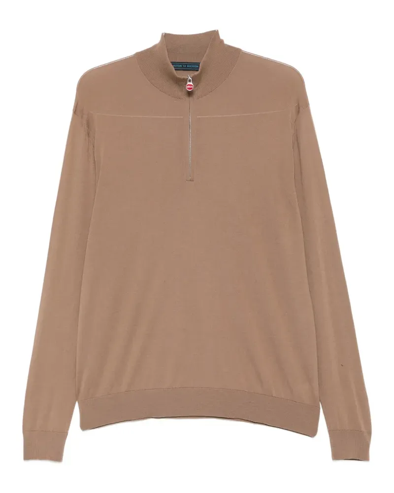 Kiton quarter-zip sweater - Braun Braun