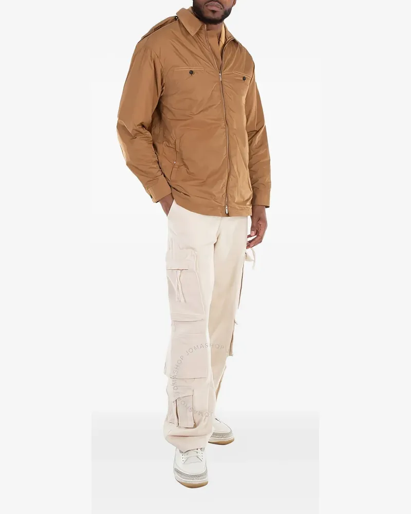 Ferragamo zip hooded jacket - Braun Braun