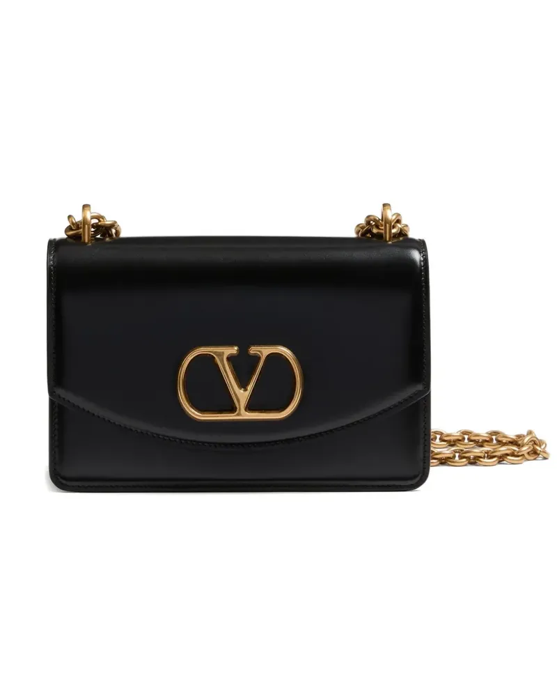 Valentino Garavani Kleine Vain Schultertasche - Schwarz Schwarz