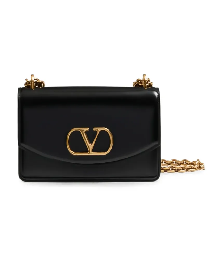 Valentino Garavani Kleine Vain Schultertasche - Schwarz Schwarz