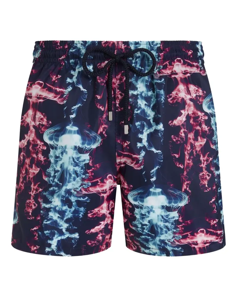 Vilebrequin Kordelzug-Shorts mit Quallen-Print - Blau Blau