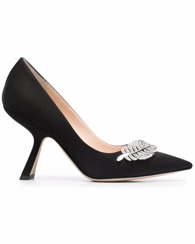 Nicholas Kirkwood Monstera Pumps 90mm - Schwarz Schwarz