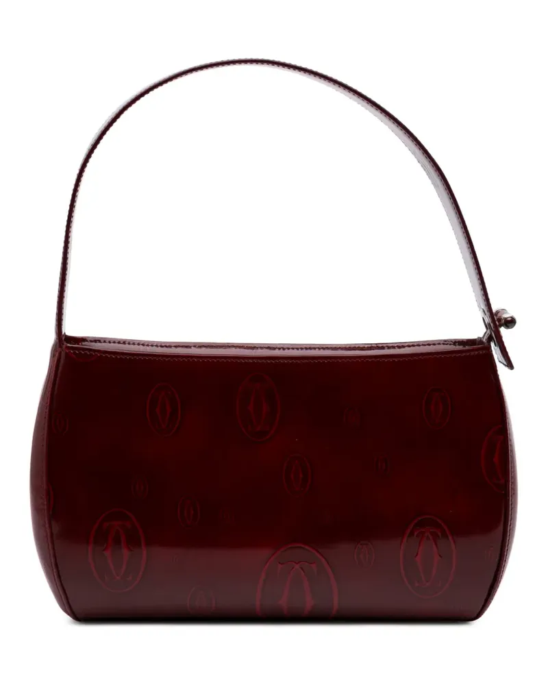 Cartier 2010-2026 Happy Birthday Handtasche aus Lackleder - Rot Rot